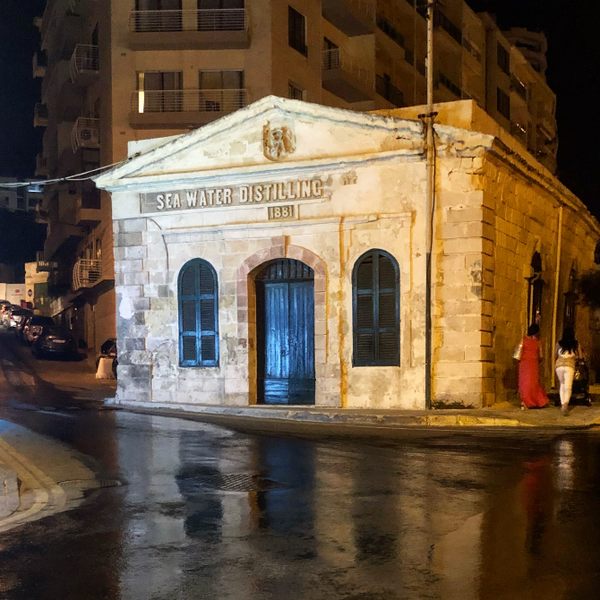 Sea Water Distilling Plant in Tas-Sliema, Malta