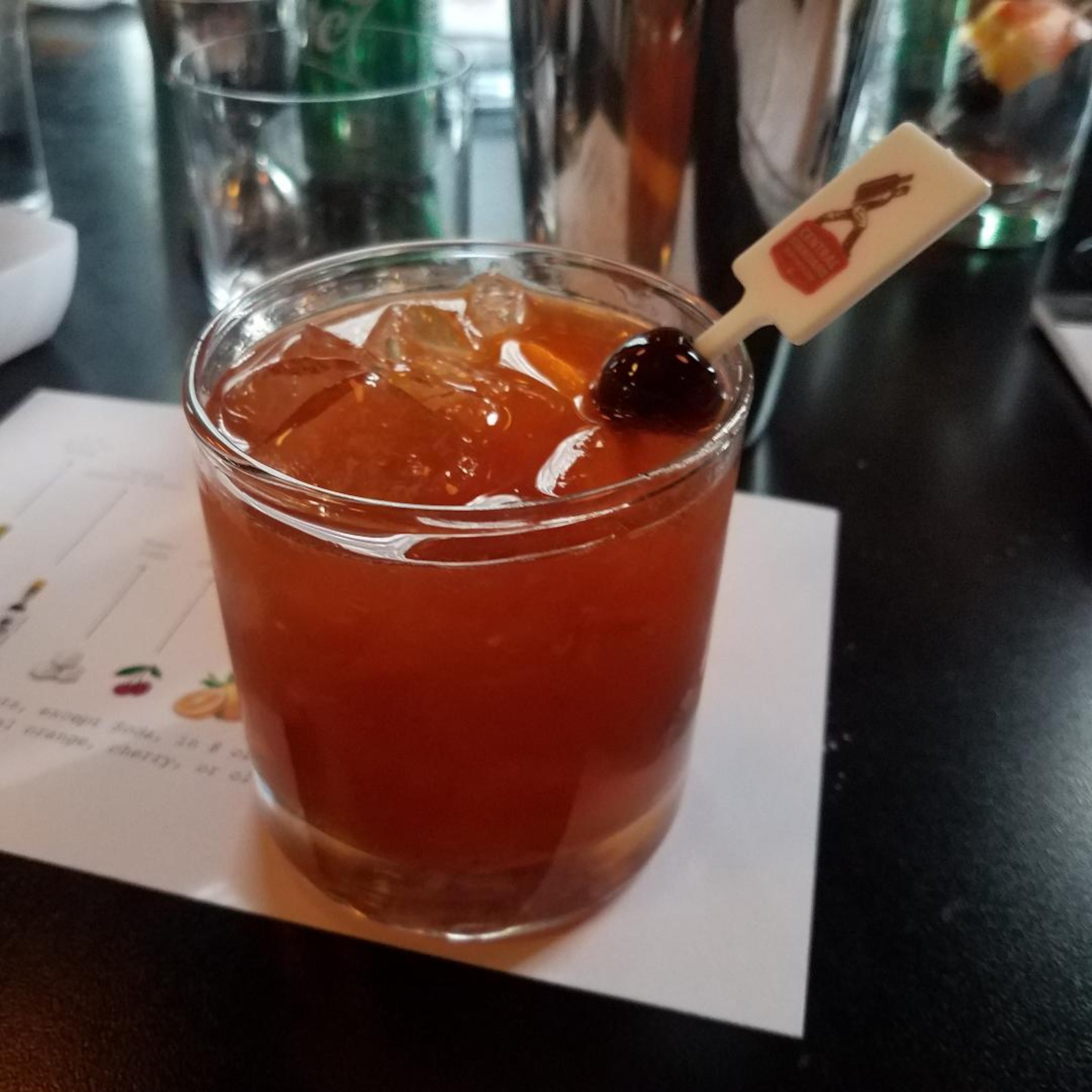 Aubrey Dodd’s traditional Old Fashioned.
