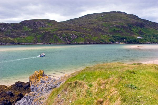 Ferry to Cape Wrath across the Kyle of Durness.