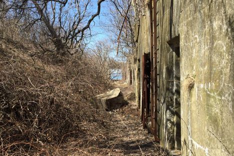 Ladders Outside Fort Standish
