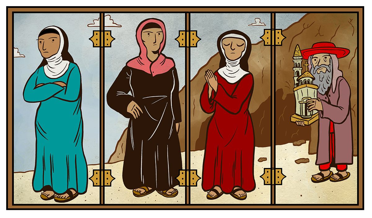 The rebels of early Christianity, like Melania, Paula, Susan and that guy Jerome.