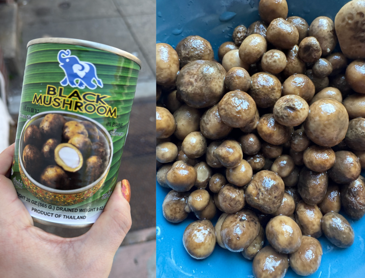 Hed pah mushrooms can be purchased in the U.S., but they may be pricey (this can was $13).