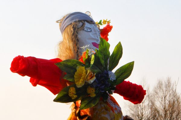 In 2015, this effigy of the Pagan goddess Marzanna met a fiery end.