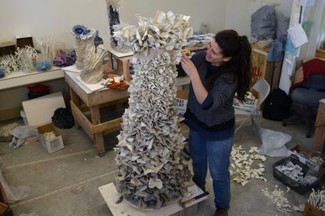 Resident artist Zemer Peled. 