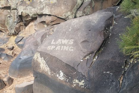 Laws Spring engraving.