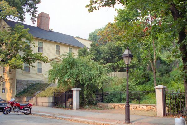 The Stephen Harris House. In Lovecraft’s time this was known as the Babbitt House; and in Lovecraft’s story, “The Shunned House,” this house is called the “William Harris House”; and is run down and rather scary.