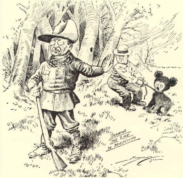 Theodore Roosevelt's presidential pardoning of a wounded black bear on a hunting trip helped shift American attitudes toward eating bear.