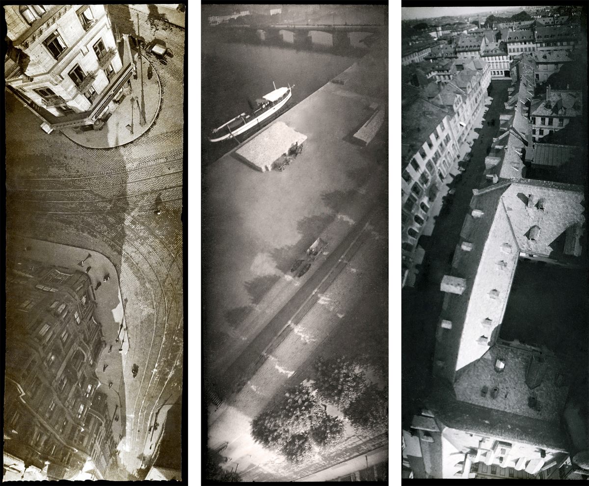 Three views from high above.