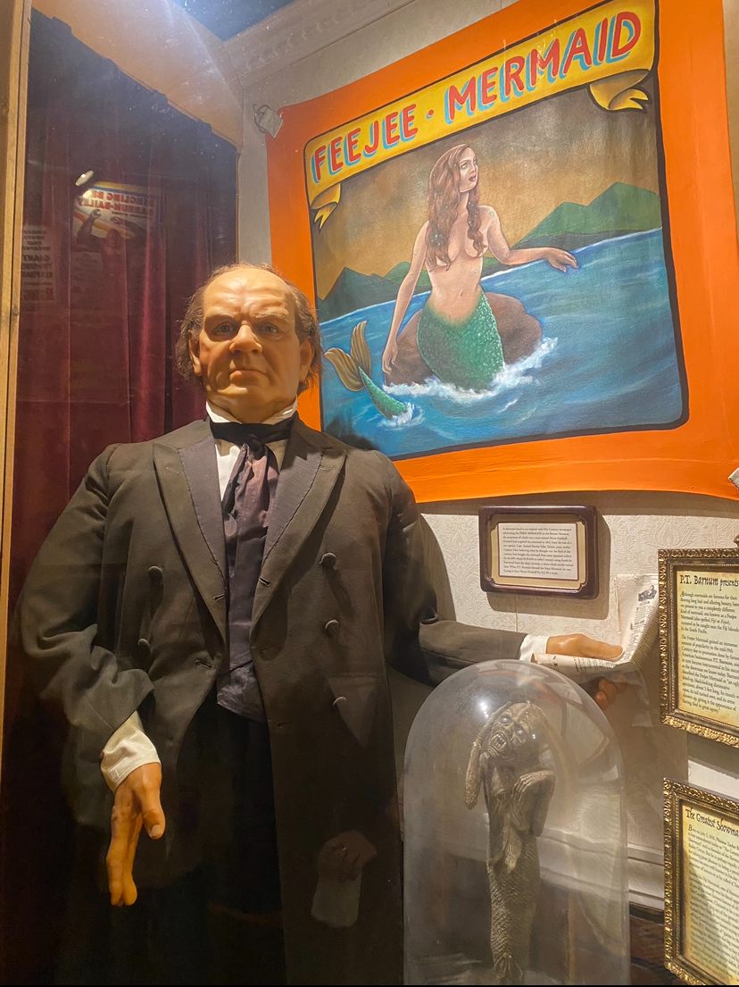 PT Barnum and his Feejee Mermaid