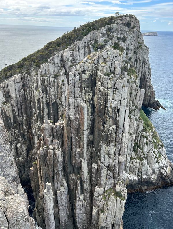 Cape Pillar Sea Cliffs in Tasman Island