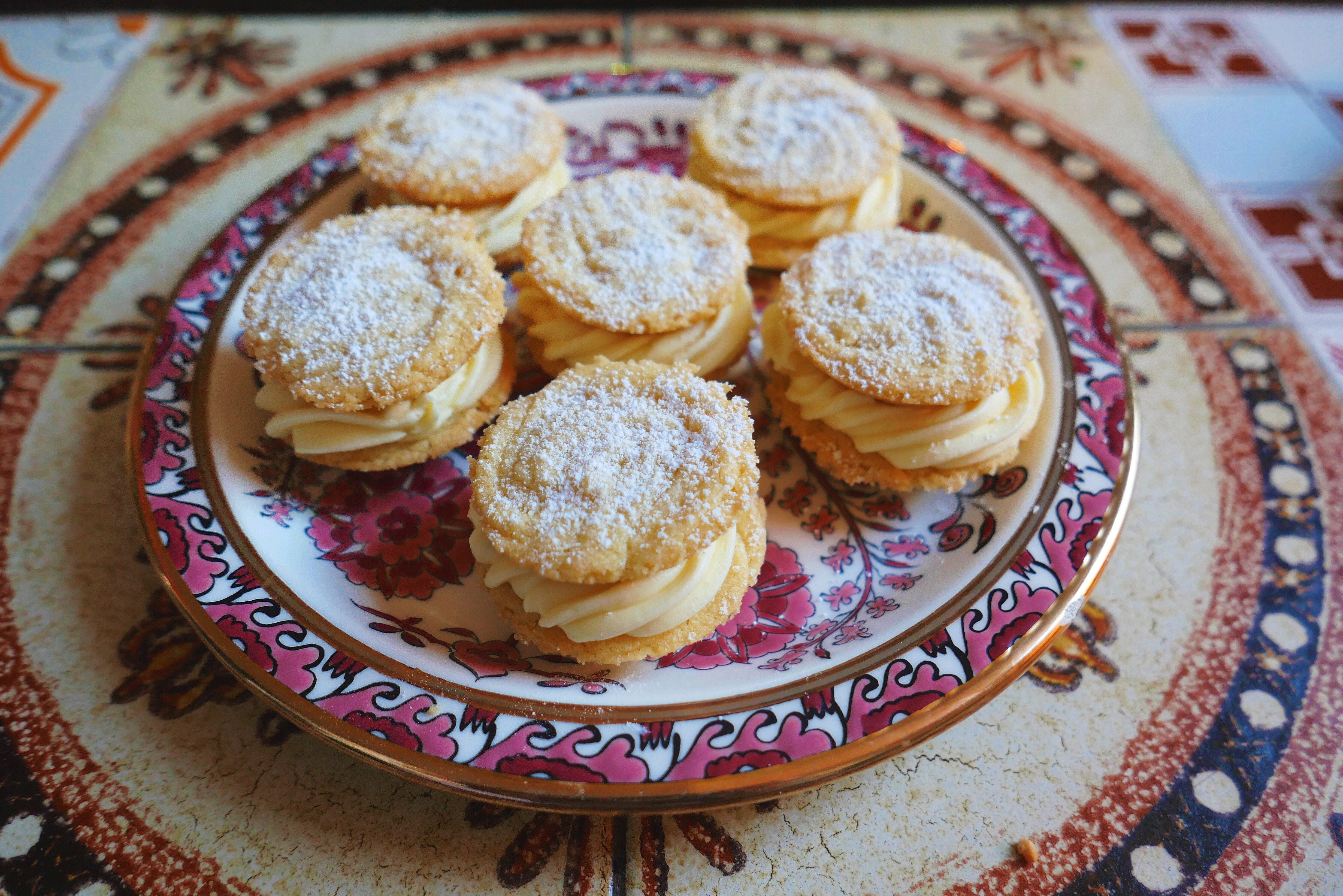 The recipes in the books range from classic (such as these Viennese Whirls) to downright retro (tomatoes stuffed with cream cheese and raisins, anyone?).