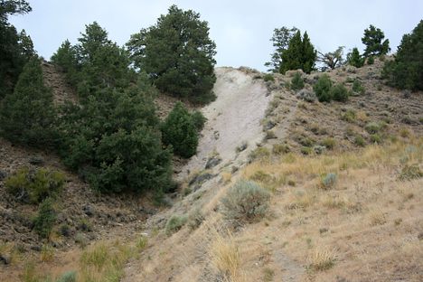 Fairview Peak scarp.