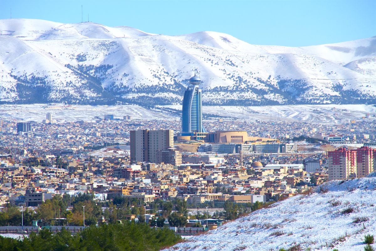 Sulaymaniyah is now a metropolis—a far cry from what the site looked like in 1888.