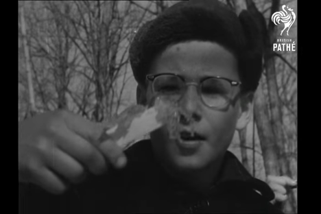 Watch Hot Maple Syrup Freeze into Toffee on Packed Snow