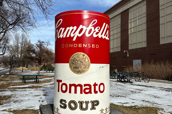 Giant Campbell's Tomato Soup Can
