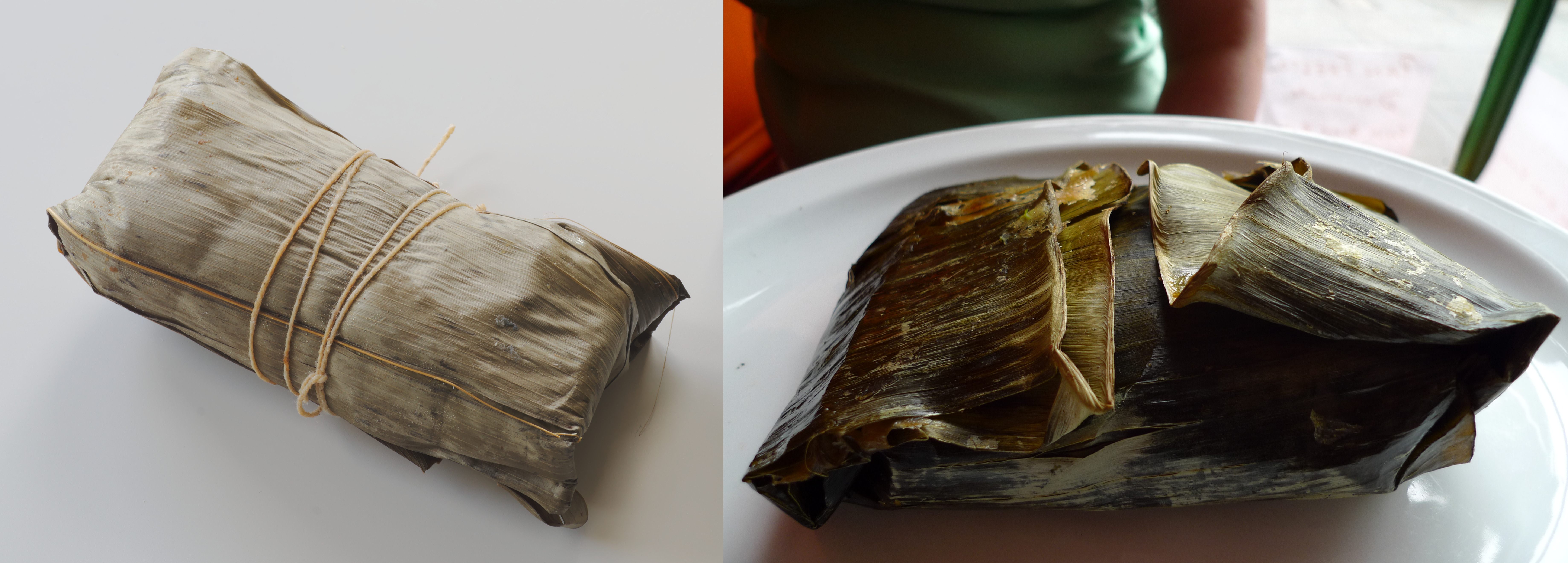 Zongzi and tamales are both rich, fragrant dumplings wrapped in leaves—often banana leaves.