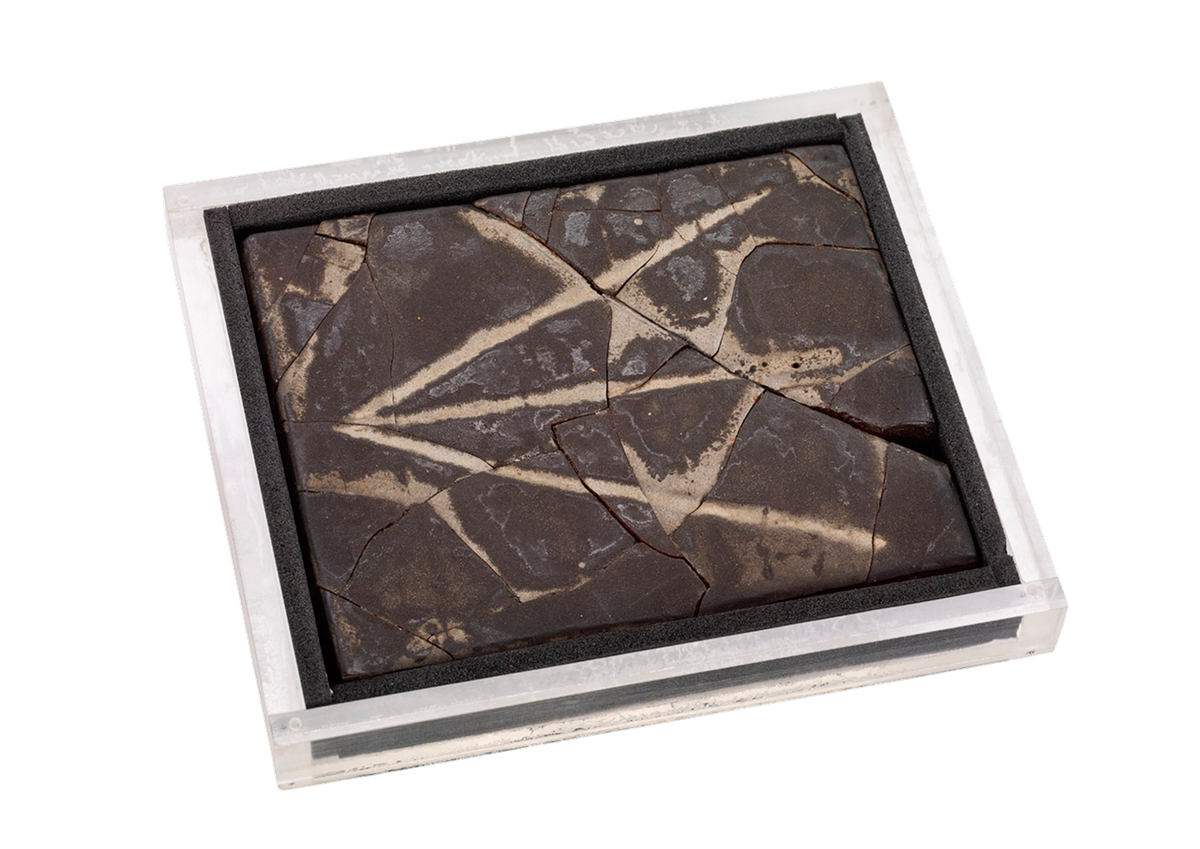 A block of portable soup from the 1700s at the National Maritime Museum.