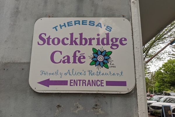 The sign that mentions the site's significance.