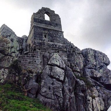 Roche Hermitage from below.