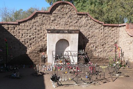 El Tiradito Shrine in Tucson.