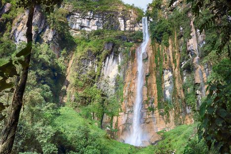 Yumbilla Falls, the fifth tallest waterfall in the world.