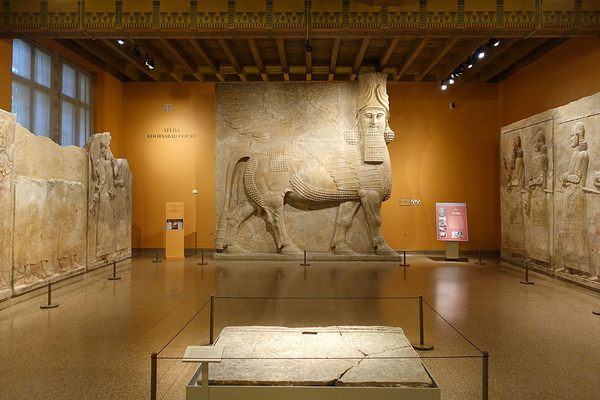Temple of Sargon at the Oriental Institute Museum.