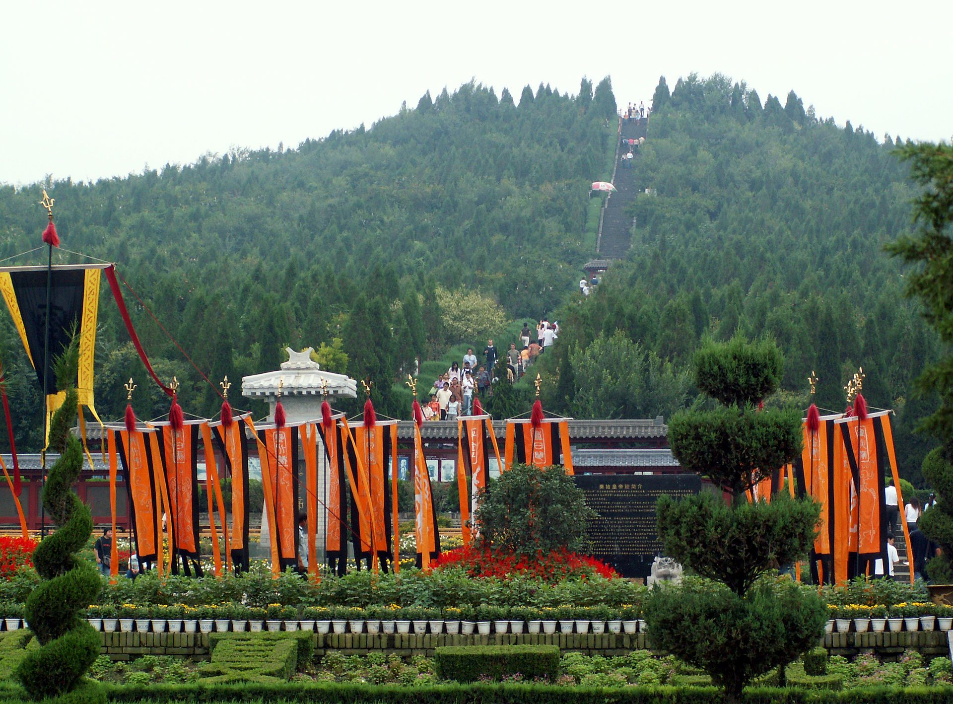 The Tomb of Emperor Qin Shi Huang, a safe place to be buried in Shaanxi Province.