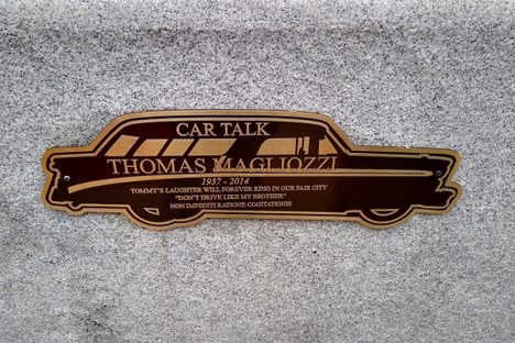 Thamas Magliozzi Plaque.