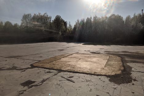 Sealed underground elements at Lorton Nike Missile Site.