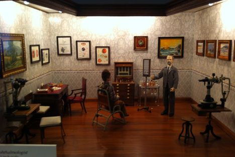 The optician's office.