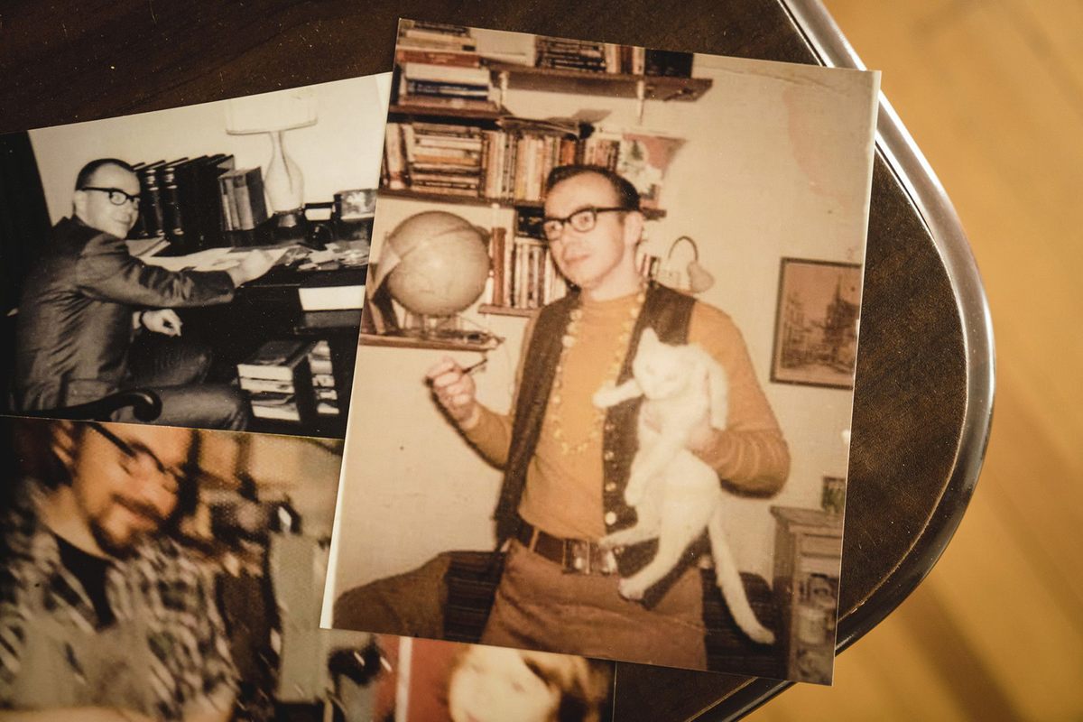 These photographs show Gary Gygax in the Lake Geneva home where he created and first played Dungeon & Dragons in 1974.