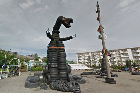 Godzilla at Nishi Rokugo