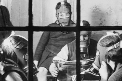 Following the introduction of chemical weapons in World War I and into the World War II era, concerns about unseen dangers spread to the homefront. 