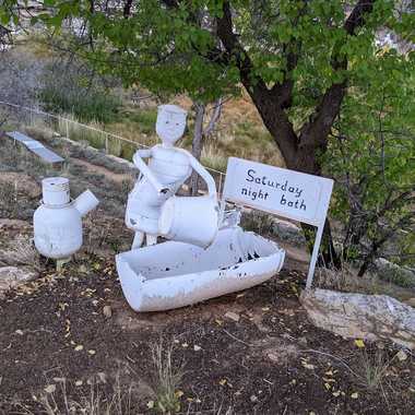 ‘Creations from Mufflers’