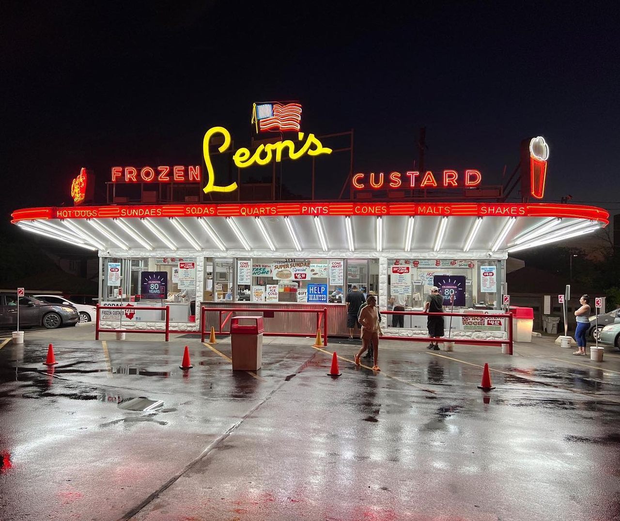 Leon's of Milwaukee has been slinging frozen custard since 1942.