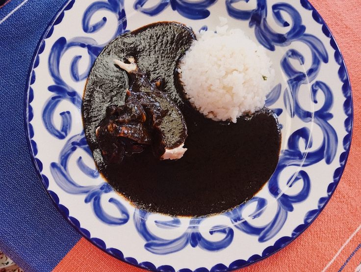 Mole negro, prepared by Reyna Mendoza