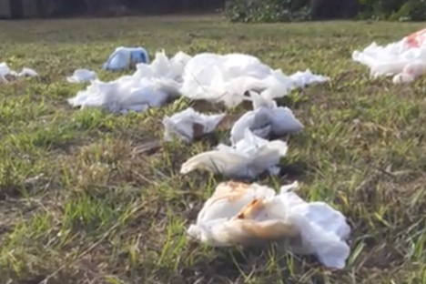No One Knows Why Used Toilet Paper Keeps Getting Dumped on This Florida Lot
