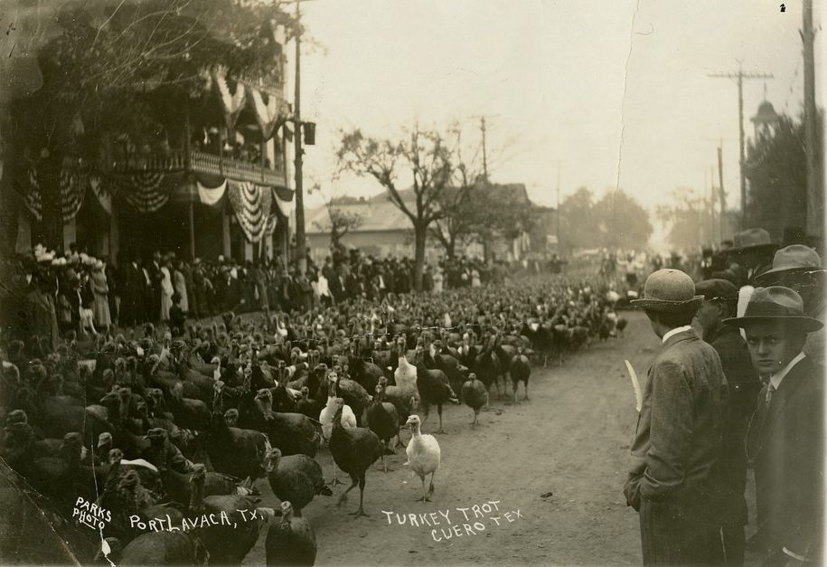 The turkey trot in Cuero, Texas, c. 1913.