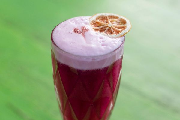 At AMAIA, the pisco sour is reimagined with native ingredients like the maqui berry.