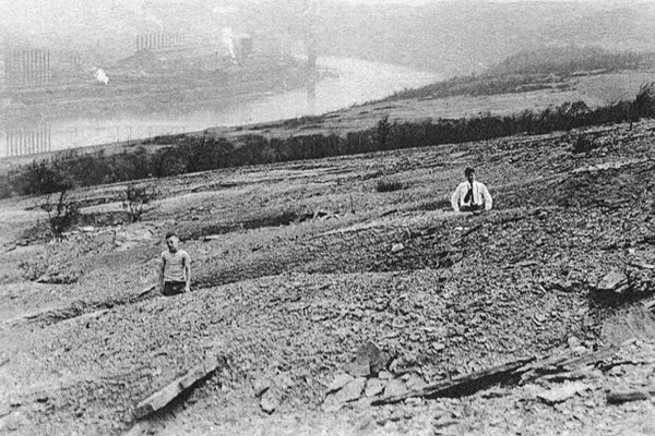 The effects of the Zinc Works on Webster Hill. 