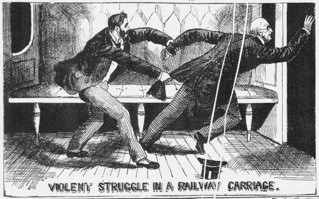 An illustration from the <em>Illustrated Police News</em>, Saturday 11 May 1889.