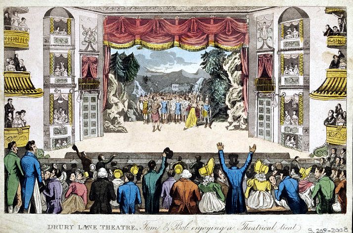 Drury Lane, as it appeared in 1821.