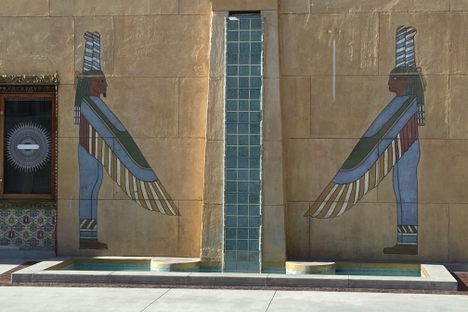 Hieroglyph Murals at the Egyptian Theatre