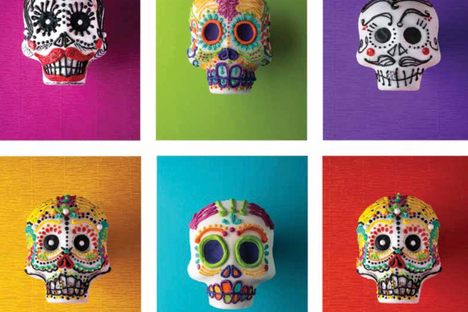 The cookbook also includes instructions on decorating your own sugar skulls. Don't eat these: You'll chip a tooth.