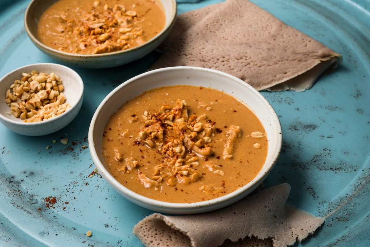 Variations of peanut soup are popular throughout East and West Africa.