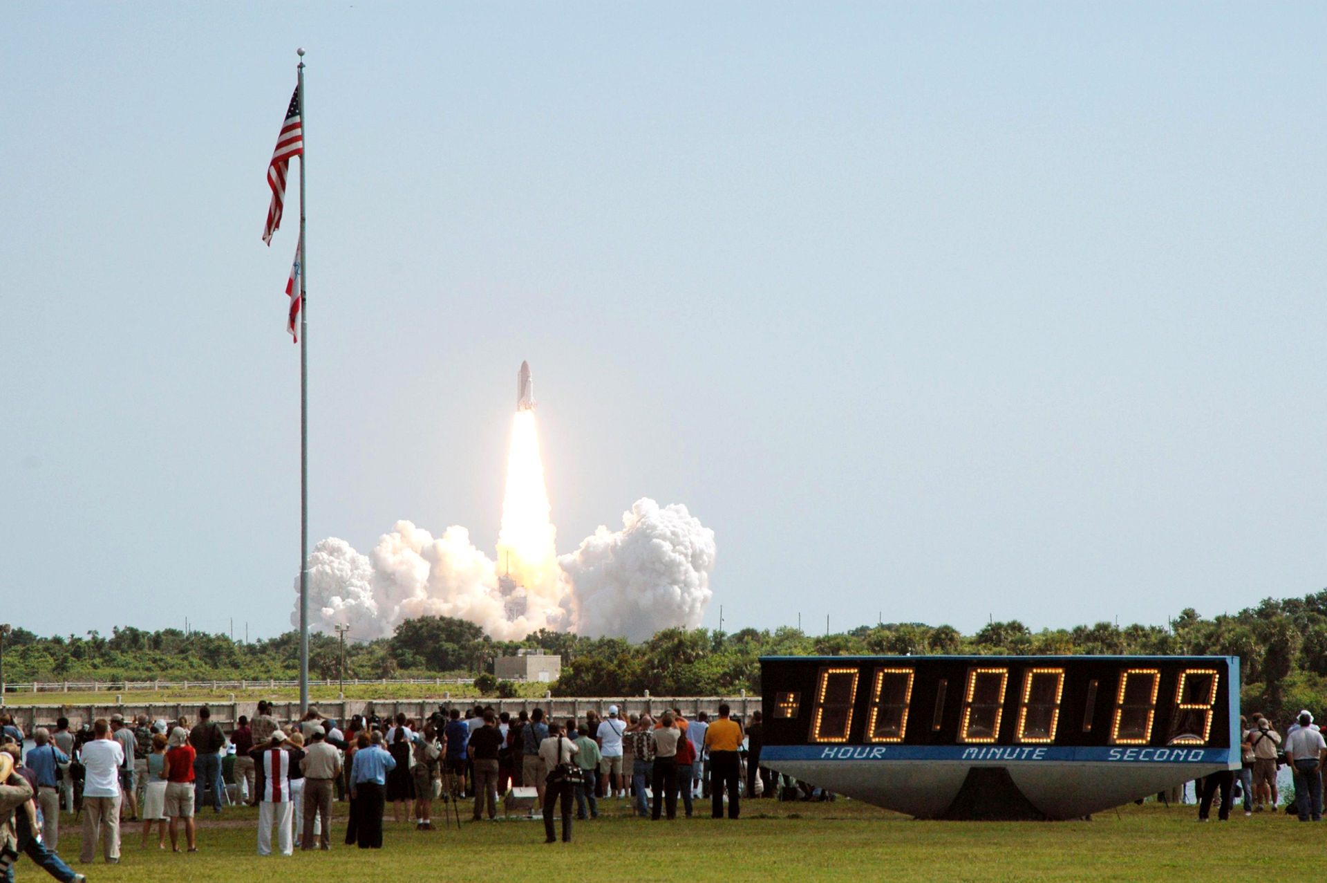 space shuttle launch countdown sequence
