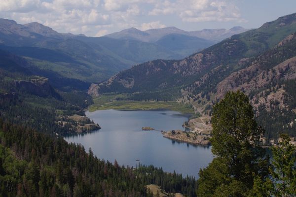 A view of Lake San Cristobal