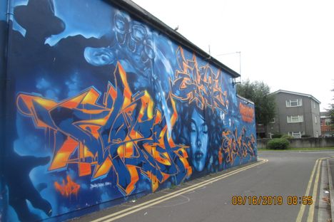 "Nightmare on Elm Street" Mural.
