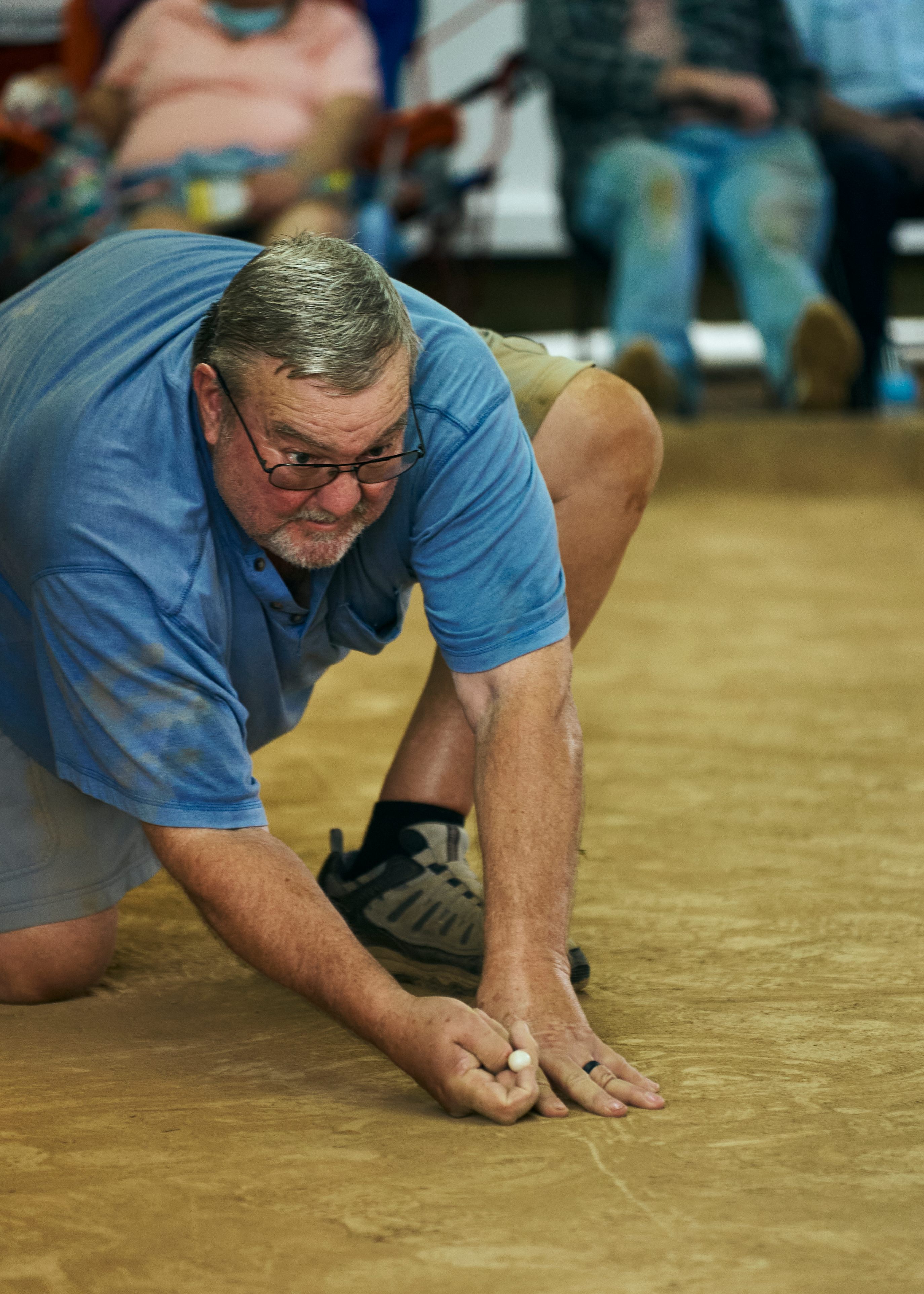 One of his opponents, Larry Denton, 70, had been playing rolley hole since he was in high school.