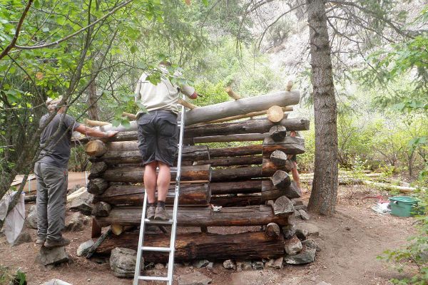 The cabin is short, squat, and free of frills.